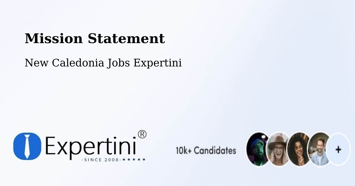 Corporate Mission – Koutio - New Caledonia Jobs Expertini